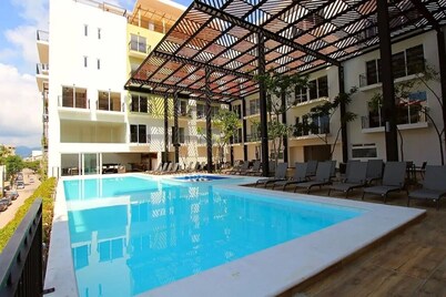 LIFE Bucerias 227 Elegant Studio just one block on the beach in Golden zone