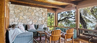 Cabins on the Lake - Boat Dock - Firepit