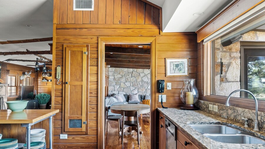 Cabins on the Lake - Boat Dock - Firepit