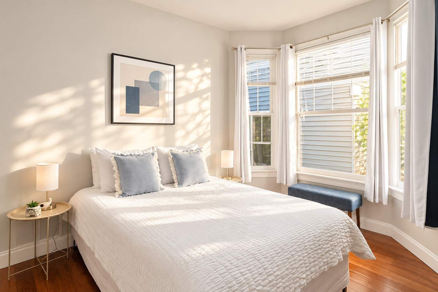 Sunlit Modern Bedroom Retreat