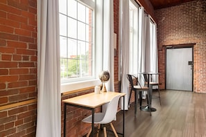 Dining - Jennifer’s Historic Riverfront Loft | City Views (Providence)
