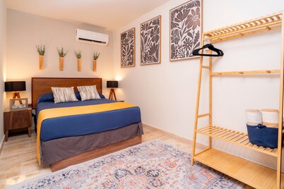 AWA Playacar 2BR - Resort Pools, Balcony, Walk to Beach