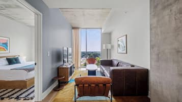 Appart'hÎtel, 1 trÚs grand lit et 1 canapé-lit, vue ville