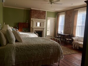 Comfort Double Room, 2 Double Beds | Minibar, individually decorated, individually furnished - Tanglewood Inn (Greenville)