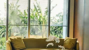 Sala de estar en el lobby