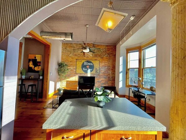 Interior - Studio Loft Above Main Street Cedar Falls! Free Downtown Parking! (Cedar Falls)