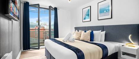 1 dormitorio, tabla de planchar con plancha, wifi gratis y ropa de cama