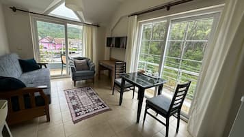 Lägenhet Classic - utsikt mot bergen | Vardagsrum