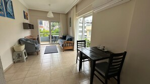 Appart'hôtel Classique, vue jardin | Coin séjour