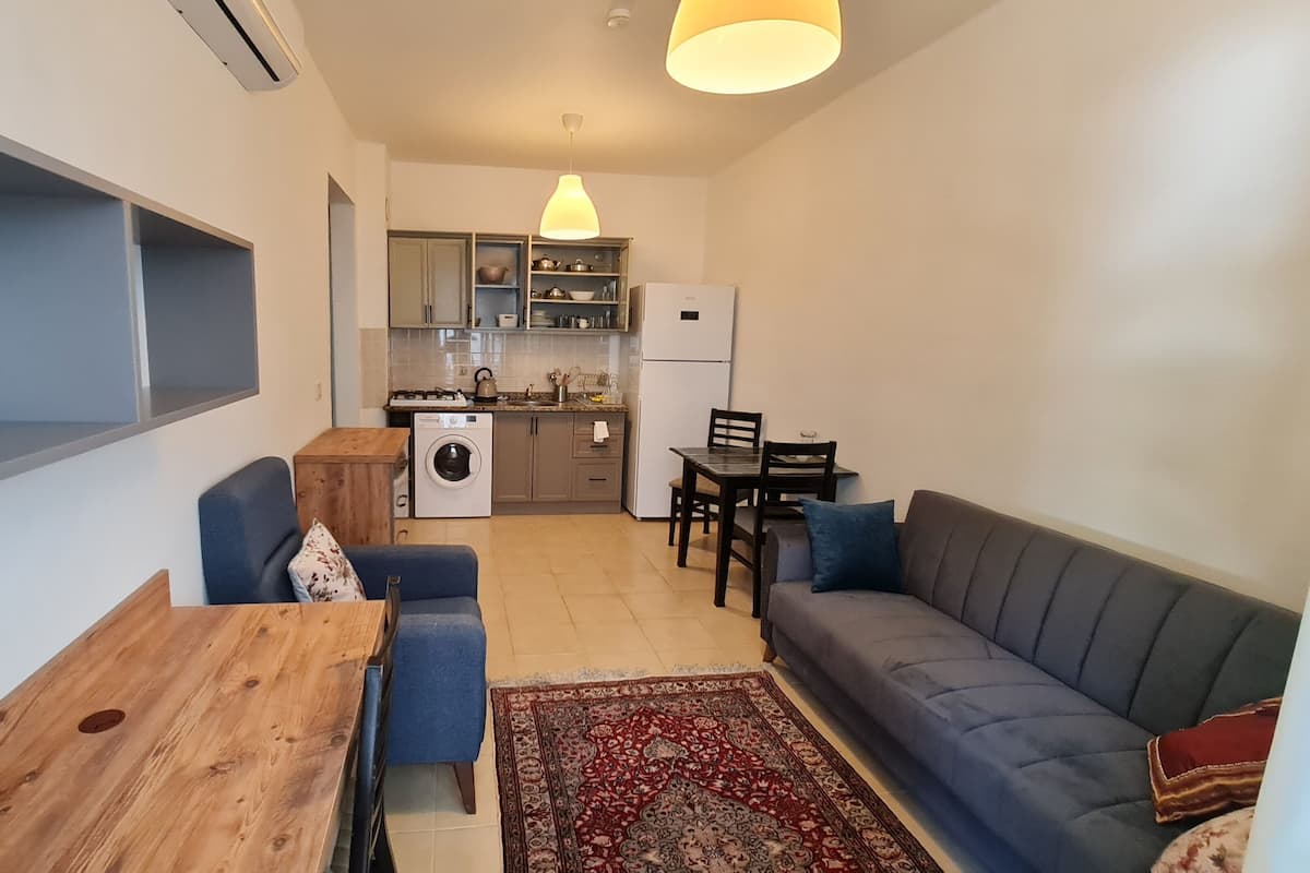 Appartement | 1 slaapkamer, lakens van Egyptisch katoen, luxe beddengoed