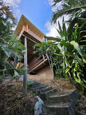 Property grounds - Roatan - Quiet 2 bedroom oceanfront home with amazing views (Jonesville)