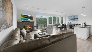 Bloc d'apartaments, diversos llits (Turtle River Retreat) | Sala d'estar