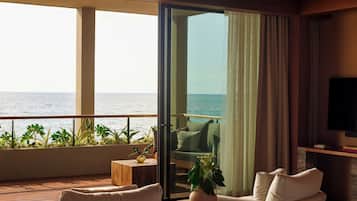 Habitación, varias camas, frente al mar (Canalan Villa) | Terraza o patio