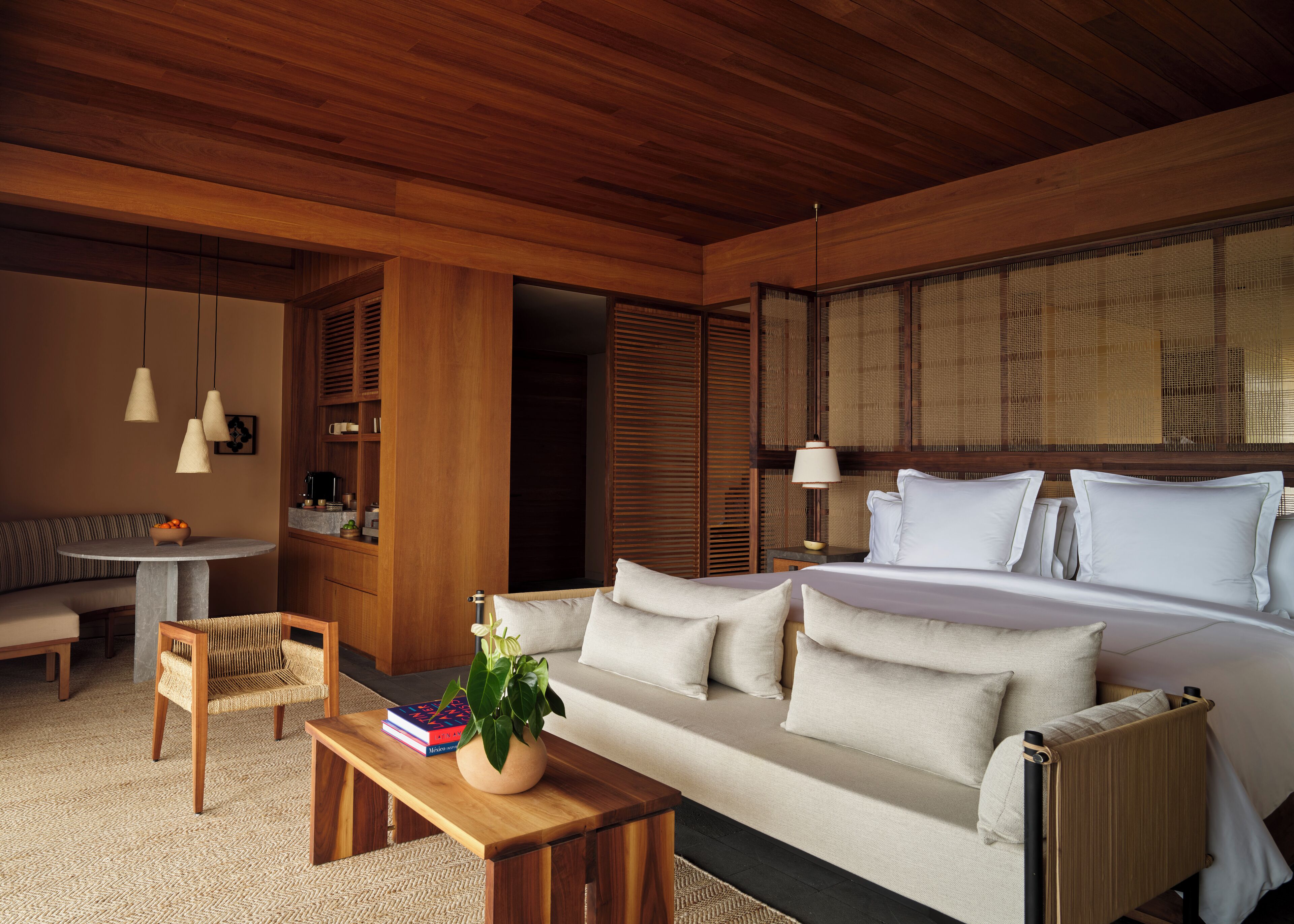 Premium bedding, free minibar items, in-room safe