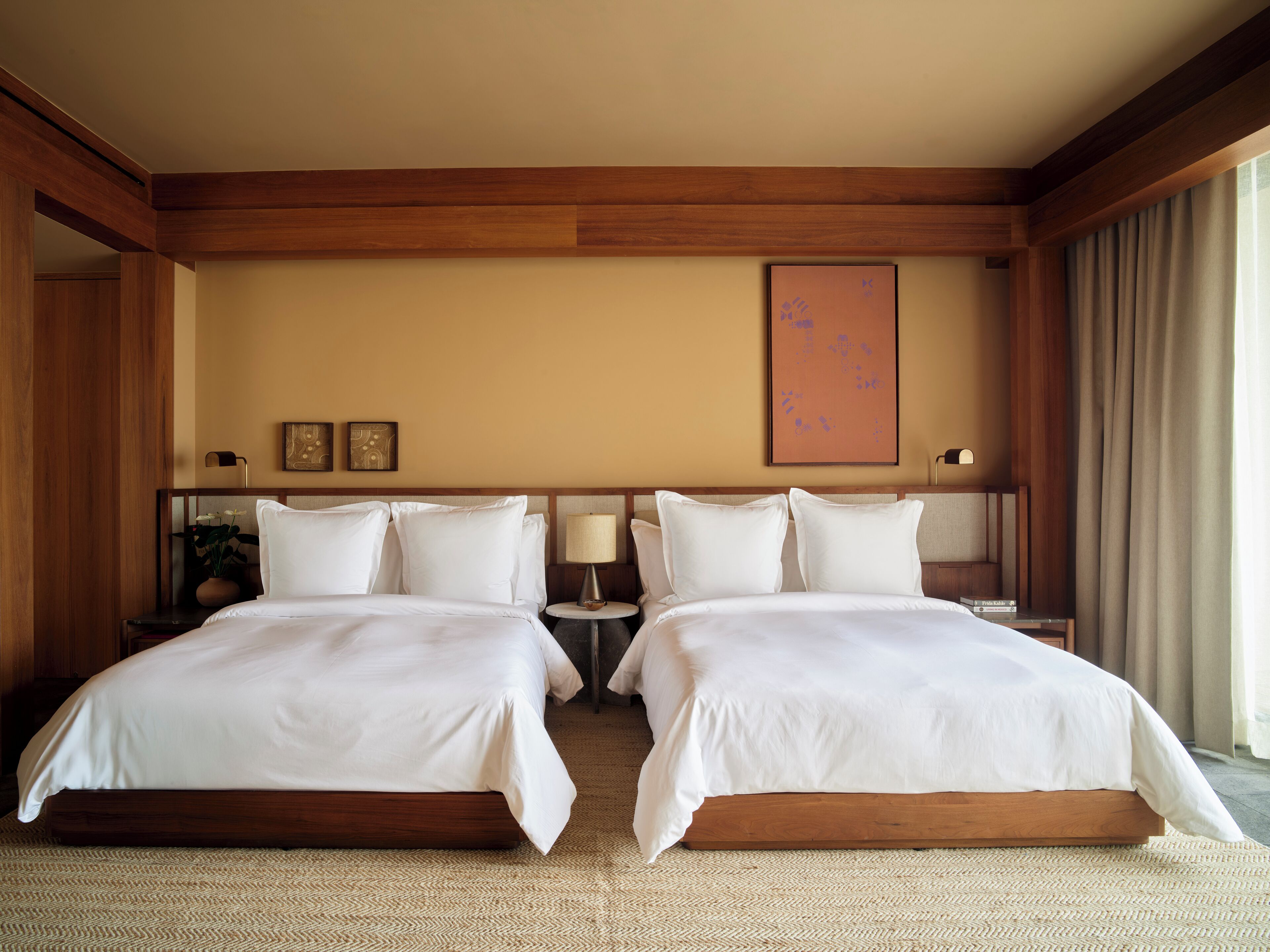 Premium bedding, free minibar items, in-room safe