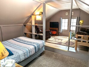 Iron/ironing board, travel crib, free WiFi, bed sheets - Studio Loft #9 at Riverside Point Resort (Park Rapids)