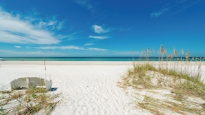 Sun loungers, beach towels