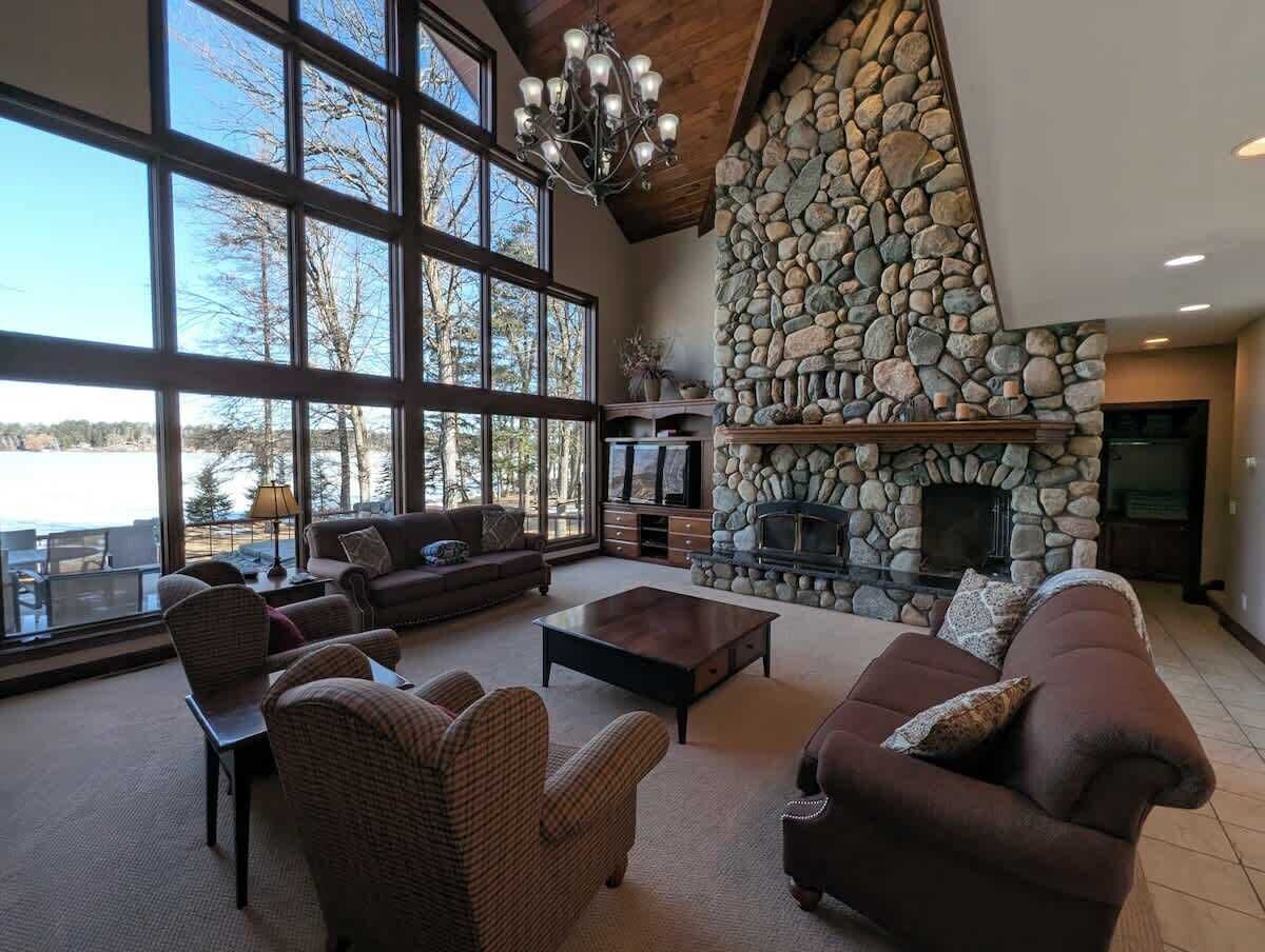 Smart TV, fireplace, foosball, offices