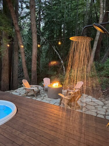 Private Retreat in Santa Cruz Mountains w Hot Tub