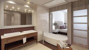 Handdoeken, zeep, toiletpapier