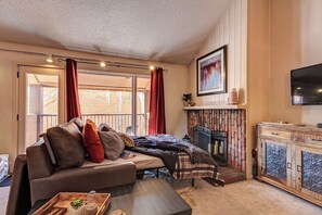 TV, DVD player, books