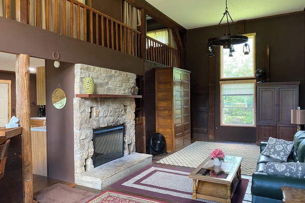 TV connectée, cheminée, lecteur de DVD, espaces bureaux