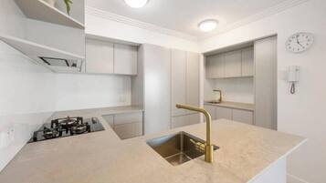 Apartamento, 1 quarto, vista para o oceano | Cozinha privada | Torradeira