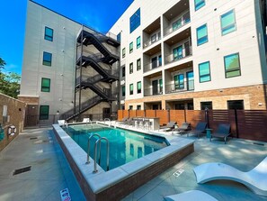 Pool - Luxury Music Row Condo – Quiet Retreat Near Vanderbilt and Minutes to Broadway (Nashville)