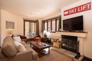 TV, fireplace, books - Kendall 231 - Managed by Purgatory Resort (Durango)