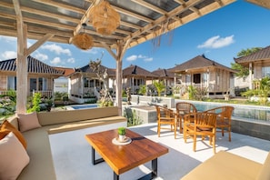Living area - Cove D'Ancak and Bungalow (Kutuh)
