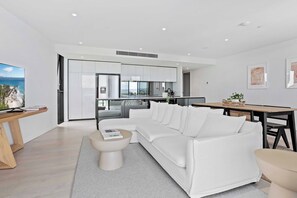 Apartment, 2 Bedrooms | Living area | Flat-screen TV - Palm Beach Luxury with Hinterland Views (Palm Beach)