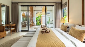 1 bedroom, in-room safe, desk, laptop workspace - Alpha Villa by DH (Ubud)