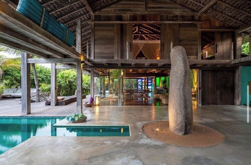 Paradise house on the sand in Trancoso  