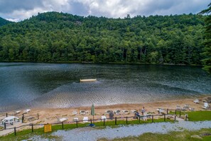 Beach - Lake-view dog-friendly condo with pools, hot tub, sauna, tennis, & balcony (Sapphire)