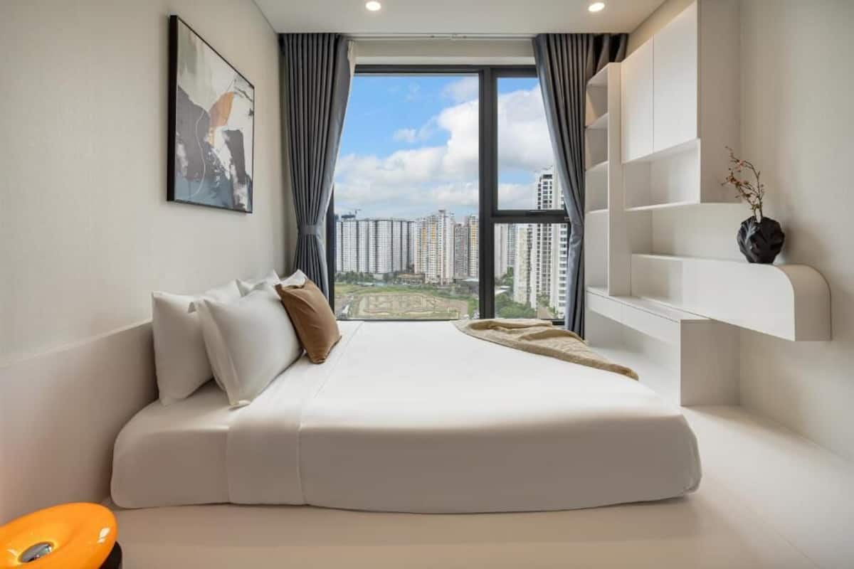 Apartamento, 2 quartos | Roupas de cama premium, frigobar, escrivaninha