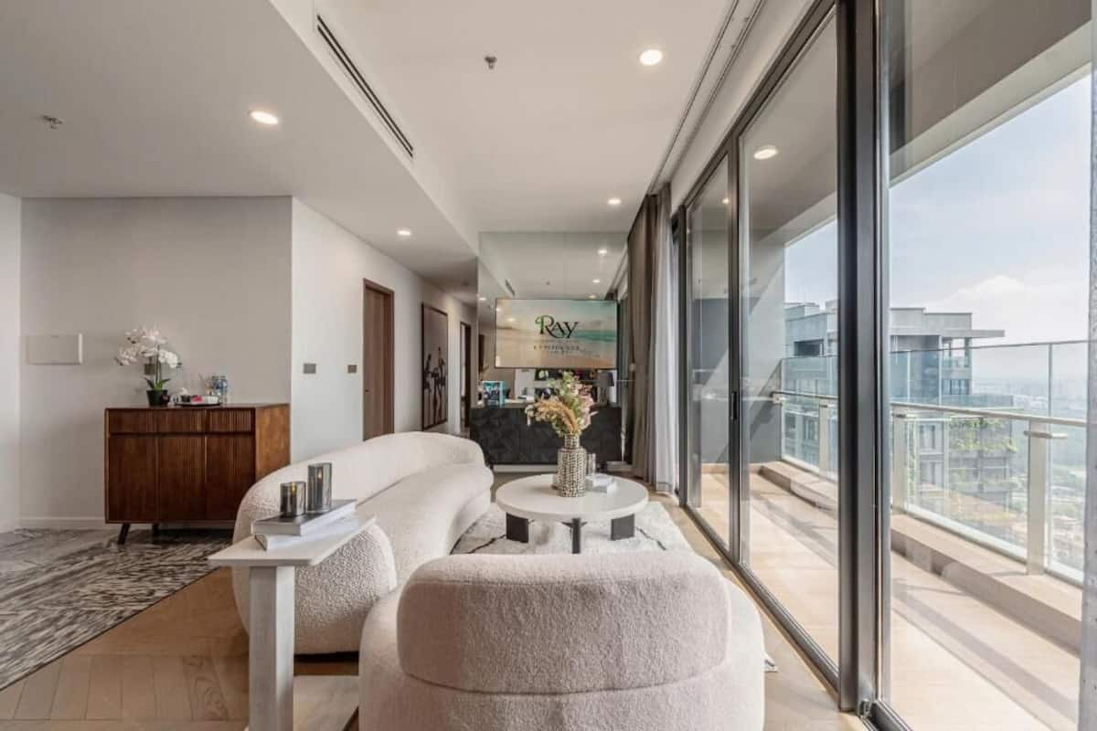 Apartamento, 3 quartos | Roupas de cama premium, frigobar, escrivaninha