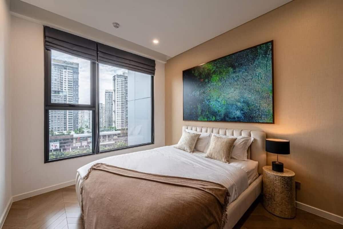 Apartamento, 1 quarto | Roupas de cama premium, frigobar, escrivaninha