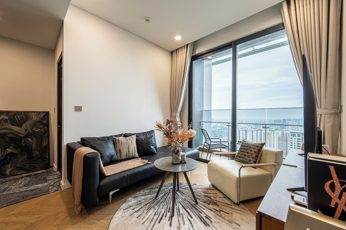 Premier tweepersoonskamer, 1 slaapkamer | Luxe beddengoed, een minibar, een bureau, een laptopwerkplek