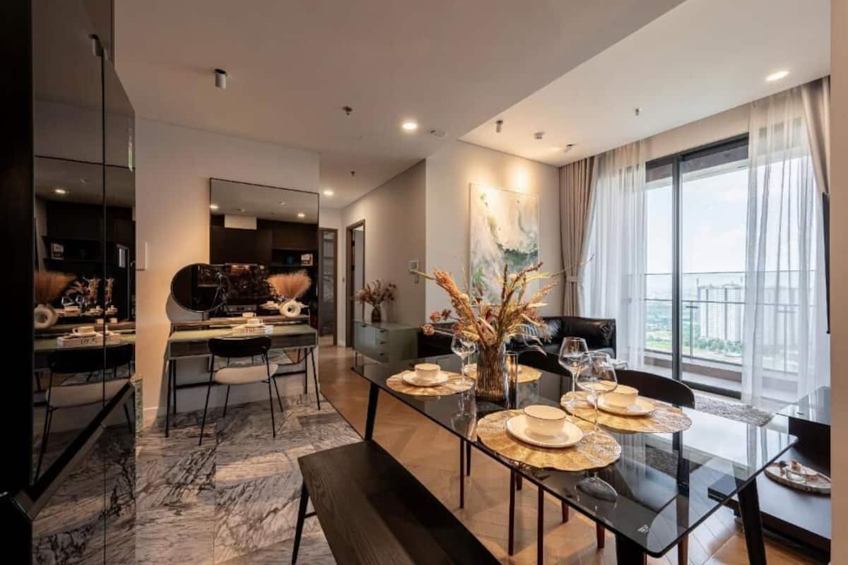 Apartamento, 2 quartos | Roupas de cama premium, frigobar, escrivaninha