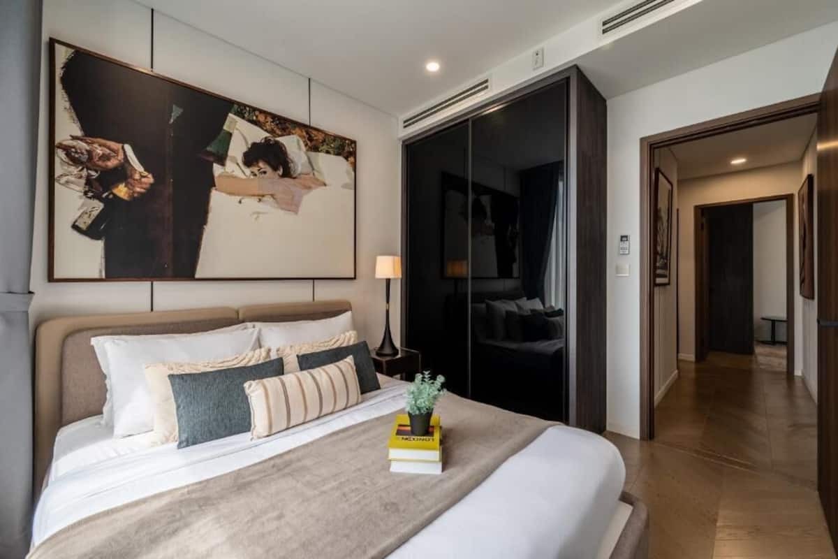 Apartamento, 1 quarto | Roupas de cama premium, frigobar, escrivaninha