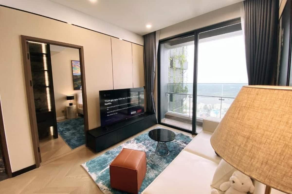 Apartamento, 2 quartos | Roupas de cama premium, frigobar, escrivaninha