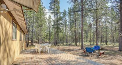 1 Mi to State Park: Peaceful La Pine Cabin w/ Deck