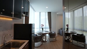 ห้องพาโนรามิก | 1 ห้องนอน, Wi-Fi ฟรี, ห้องพักตกแต่งอย่างมีเอกลักษณ์, ผ้าปูที่นอน