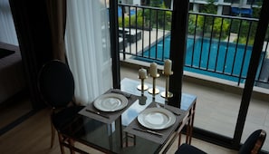 Condo panorâmico | Terraço/pátio