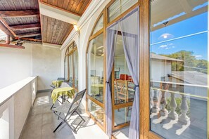 Family Apartment, 2 Bedrooms, Balcony (Teran Karst Apartment with Balcony) | Outdoor dining - Cesar\'s Karst Apartments (Sezana)