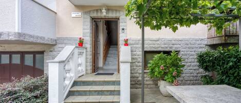 Façade de l’hébergement