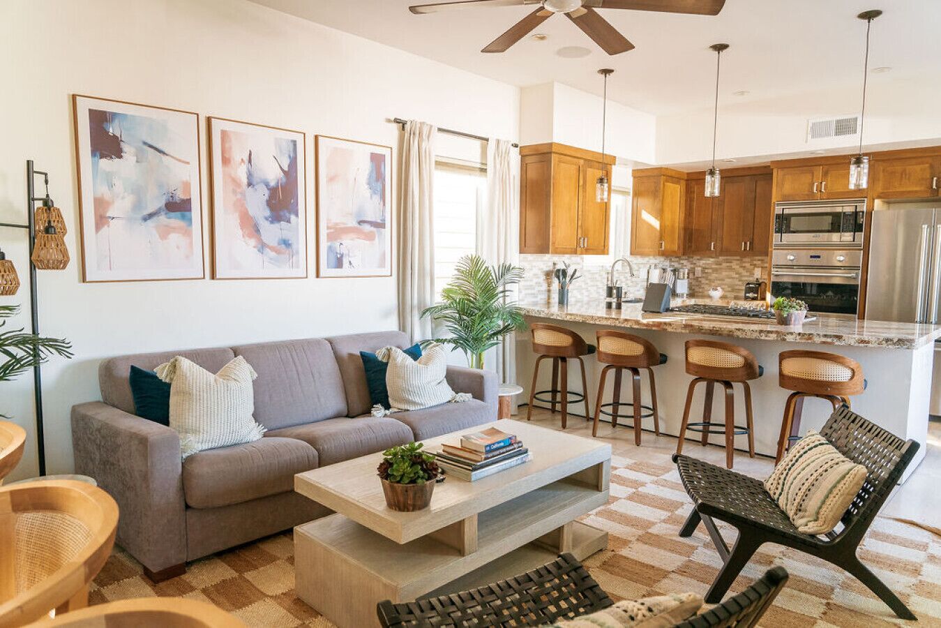 TV connectée, cheminée