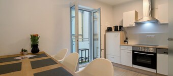 Apartment 'Wohnung 4 RosenstraĂe' with Balcony