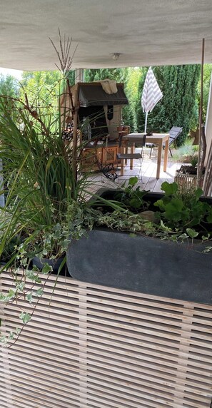 Terrace/patio - Exclusives Studio - Serviced Apartment (Winnweiler)