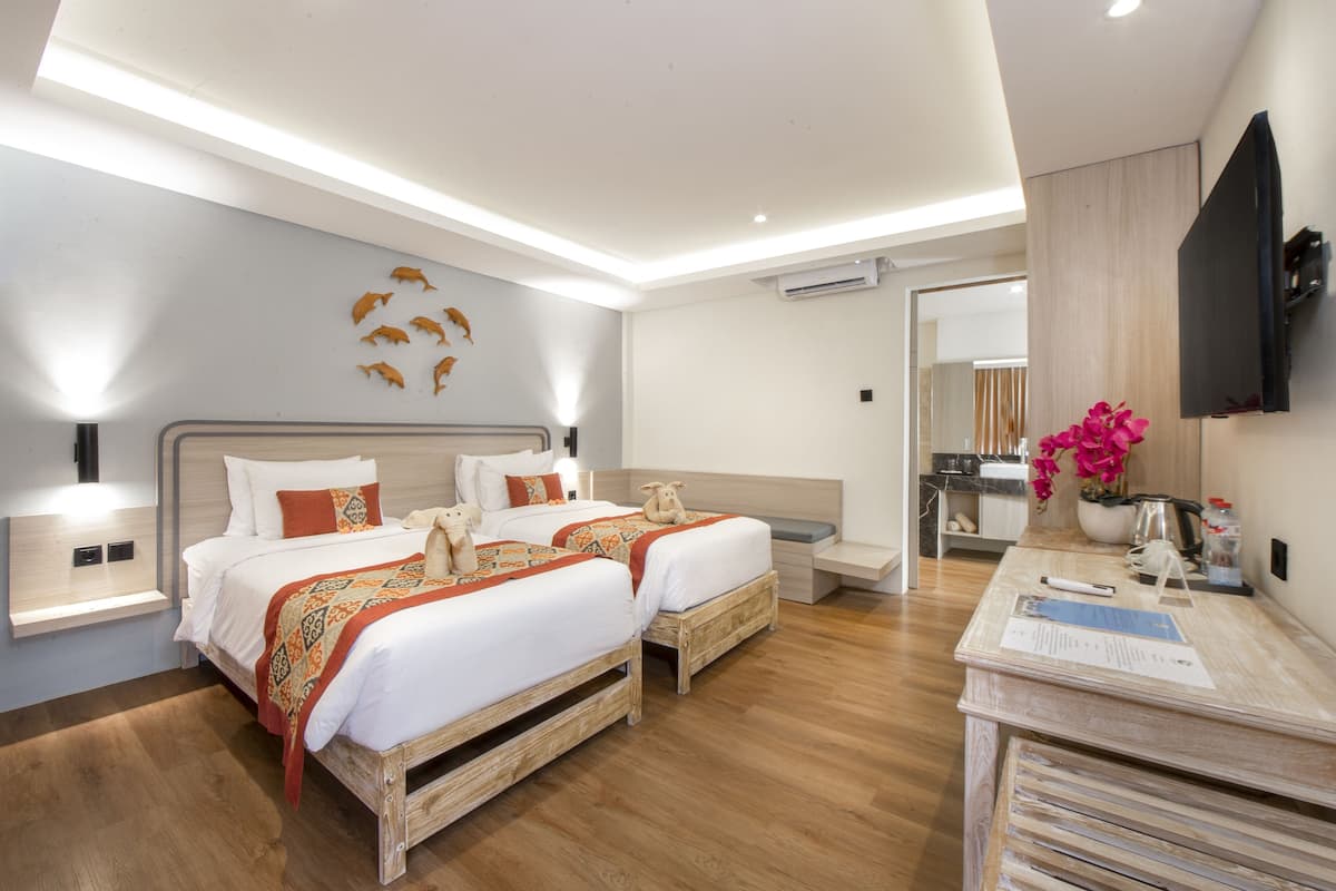 Chambre Deluxe Double ou avec lits jumeaux, côté jardin